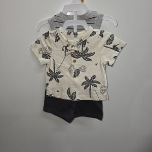 Carters Tropical Print Baby Outfit Set